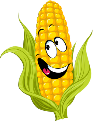 maïs - légume - alimentation - smiley émoticône émoji cartoon clipart illustration - artémotic