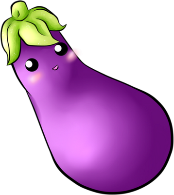 aubergine - légume - alimentation - smiley émoticône émoji cartoon clipart illustration - artémotic
