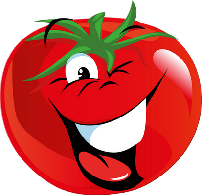 tomate - légume - alimentation - smiley émoticône émoji cartoon clipart illustration - artémotic