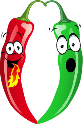 piment - légume - alimentation - smiley émoticône émoji cartoon clipart illustration - artémotic