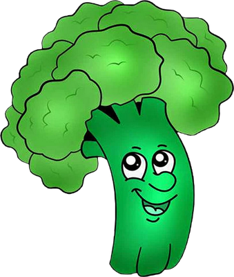 brocoli - légume - alimentation - smiley émoticône émoji cartoon clipart illustration - artémotic