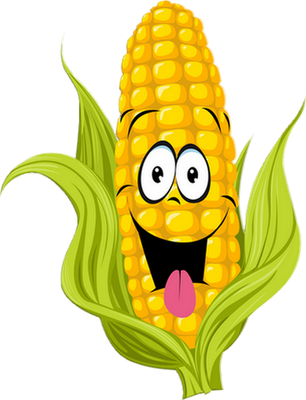 maïs - légume - alimentation - smiley émoticône émoji cartoon clipart illustration - artémotic