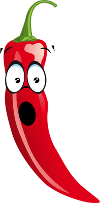 piment - légume - alimentation - smiley émoticône émoji cartoon clipart illustration - artémotic