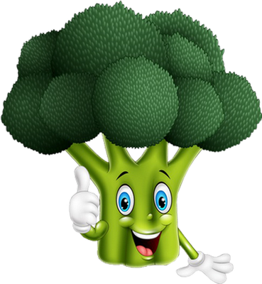 brocoli - légume - alimentation - smiley émoticône émoji cartoon clipart illustration - artémotic