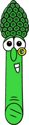 asperge - légume - alimentation - smiley émoticône émoji cartoon clipart illustration - artémotic