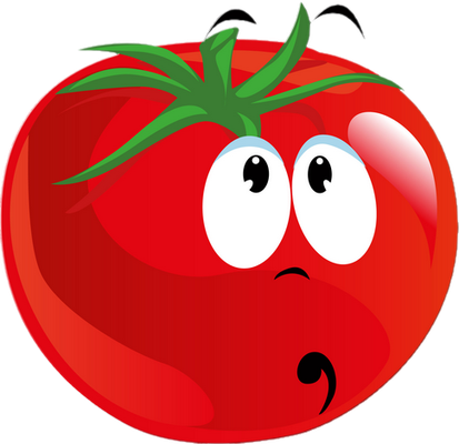 tomate - légume - alimentation - smiley émoticône émoji cartoon clipart illustration - artémotic