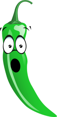 piment - légume - alimentation - smiley émoticône émoji cartoon clipart illustration - artémotic
