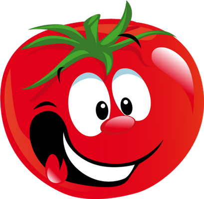 tomate - légume - alimentation - smiley émoticône émoji cartoon clipart illustration - artémotic