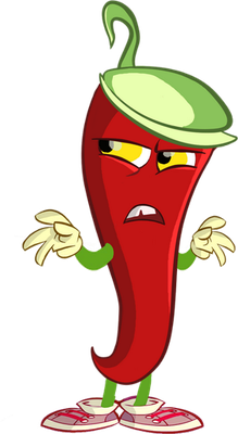 piment - légume - alimentation - smiley émoticône émoji cartoon clipart illustration - artémotic