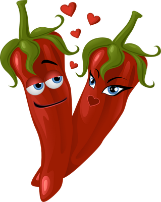 piment - légume - alimentation - smiley émoticône émoji cartoon clipart illustration - artémotic