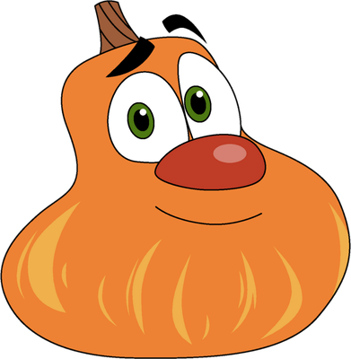 courge - légume - alimentation - smiley émoticône émoji cartoon clipart illustration - artémotic