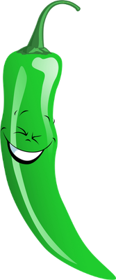 piment - légume - alimentation - smiley émoticône émoji cartoon clipart illustration - artémotic
