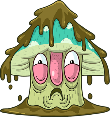 champignon - légume - alimentation - smiley émoticône émoji cartoon clipart illustration - artémotic