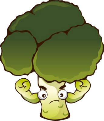 brocoli - légume - alimentation - smiley émoticône émoji cartoon clipart illustration - artémotic