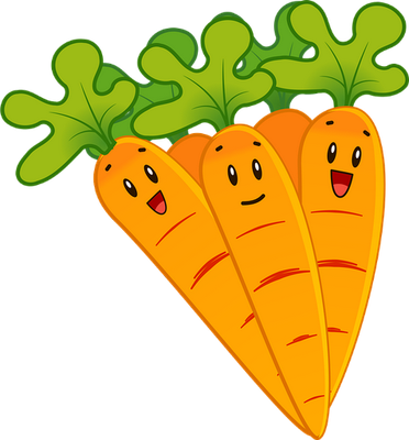 carotte - légume - alimentation - smiley émoticône émoji cartoon clipart illustration - artémotic
