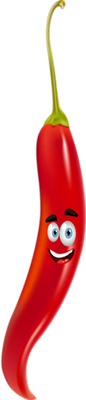 piment - légume - alimentation - smiley émoticône émoji cartoon clipart illustration - artémotic
