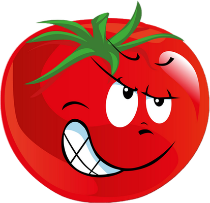 tomate - légume - alimentation - smiley émoticône émoji cartoon clipart illustration - artémotic