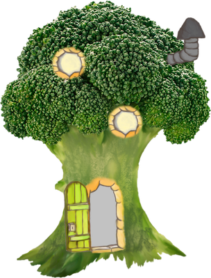 brocoli - légume - alimentation - smiley émoticône émoji cartoon clipart illustration - artémotic