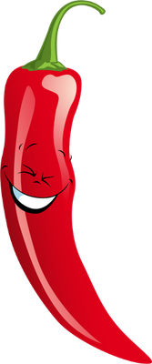 piment - légume - alimentation - smiley émoticône émoji cartoon clipart illustration - artémotic