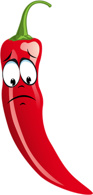 piment - légume - alimentation - smiley émoticône émoji cartoon clipart illustration - artémotic