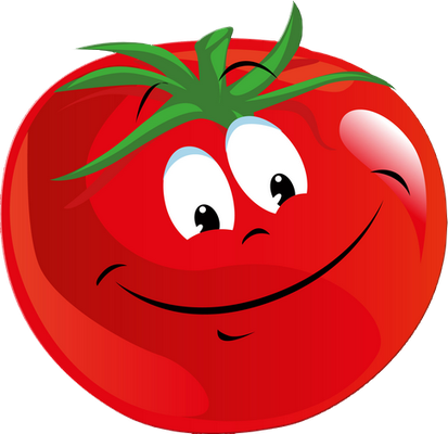 tomate - légume - alimentation - smiley émoticône émoji cartoon clipart illustration - artémotic