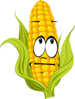 maïs - légume - alimentation - smiley émoticône émoji cartoon clipart illustration - artémotic