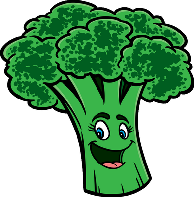 brocoli - légume - alimentation - smiley émoticône émoji cartoon clipart illustration - artémotic