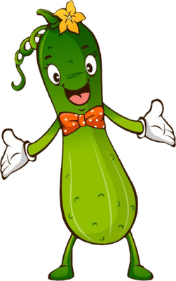 courgette - légume - alimentation - smiley émoticône émoji cartoon clipart illustration - artémotic