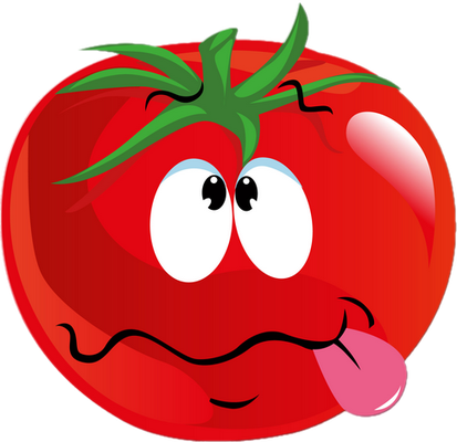 tomate - légume - alimentation - smiley émoticône émoji cartoon clipart illustration - artémotic