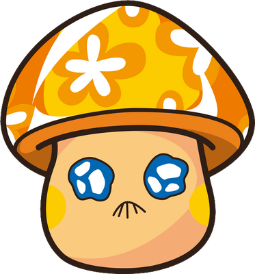 champignon - légume - alimentation - smiley émoticône émoji cartoon clipart illustration - artémotic