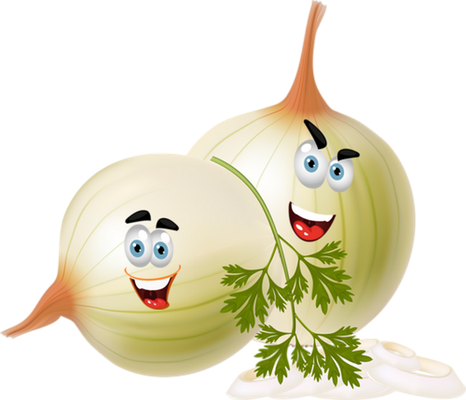 oignon - légume - alimentation - smiley émoticône émoji cartoon clipart illustration - artémotic