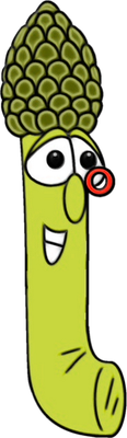asperge - légume - alimentation - smiley émoticône émoji cartoon clipart illustration - artémotic