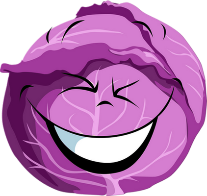 chou - légume - alimentation - smiley émoticône émoji cartoon clipart illustration - artémotic