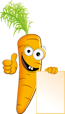 carotte - légume - alimentation - smiley émoticône émoji cartoon clipart illustration - artémotic