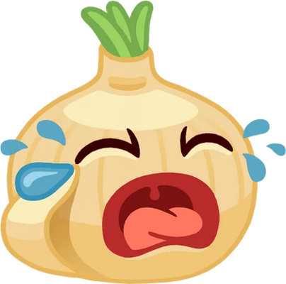 oignon - légume - alimentation - smiley émoticône émoji cartoon clipart illustration - artémotic