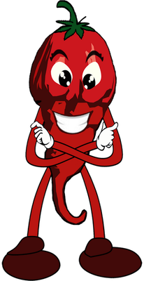 piment - légume - alimentation - smiley émoticône émoji cartoon clipart illustration - artémotic