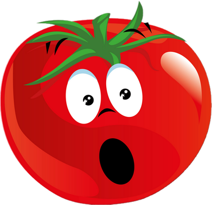 tomate - légume - alimentation - smiley émoticône émoji cartoon clipart illustration - artémotic