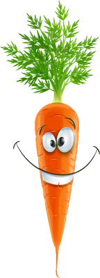 carotte - légume - alimentation - smiley émoticône émoji cartoon clipart illustration - artémotic