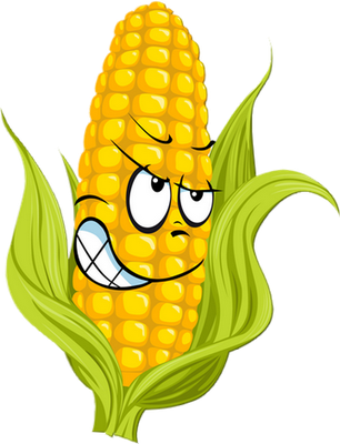 maïs - légume - alimentation - smiley émoticône émoji cartoon clipart illustration - artémotic