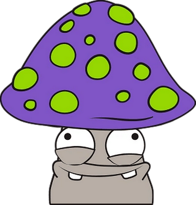 champignon - légume - alimentation - smiley émoticône émoji cartoon clipart illustration - artémotic