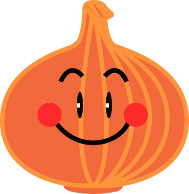 oignon - légume - alimentation - smiley émoticône émoji cartoon clipart illustration - artémotic