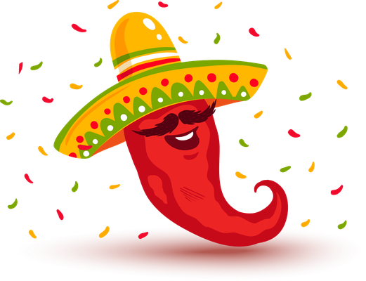 piment - légume - alimentation - smiley émoticône émoji cartoon clipart illustration - artémotic