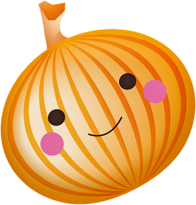 oignon - légume - alimentation - smiley émoticône émoji cartoon clipart illustration - artémotic
