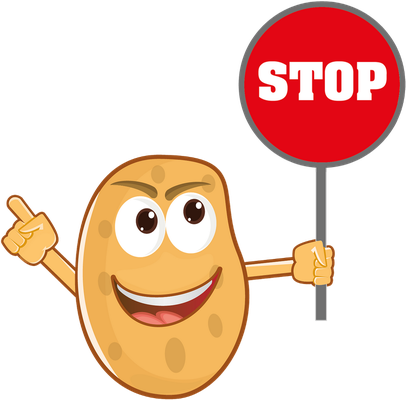 pomme de terre - légume - alimentation - smiley émoticône émoji cartoon clipart illustration - artémotic