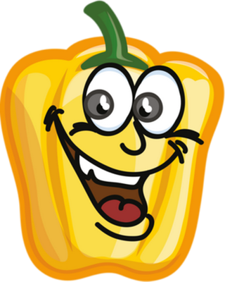 poivron - légume - alimentation - smiley émoticône émoji cartoon clipart illustration - artémotic