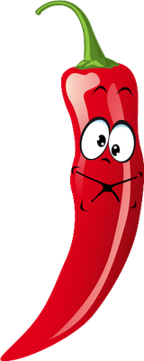 piment - légume - alimentation - smiley émoticône émoji cartoon clipart illustration - artémotic