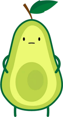 avocat - légume - alimentation - smiley émoticône émoji cartoon clipart illustration - artémotic