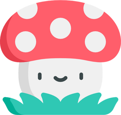 champignon - légume - alimentation - smiley émoticône émoji cartoon clipart illustration - artémotic
