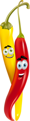 piment - légume - alimentation - smiley émoticône émoji cartoon clipart illustration - artémotic