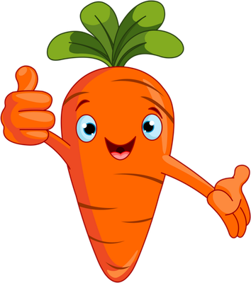 carotte - légume - alimentation - smiley émoticône émoji cartoon clipart illustration - artémotic